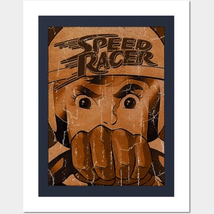 Speed Racer Engraved Vintage Posters and Art